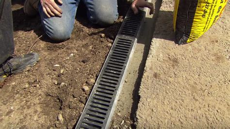 How To Install a Channel Drain 